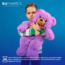 14mm Pile Fur Fabric Malt