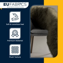 14mm Pile Fur Fabric Malt