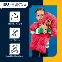 14mm Pile Fur Fabric Malt