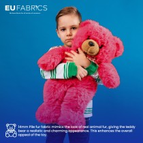 14mm Pile Fur Fabric Malt