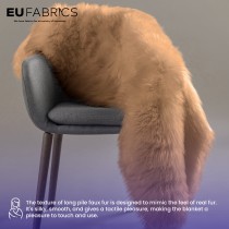 14mm Pile Fur Fabric Malt