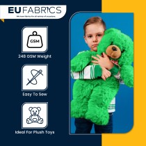 14mm Pile Fur Fabric Malt