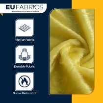 14mm Pile Fur Fabric Malt