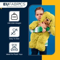 14mm Pile Fur Fabric Malt