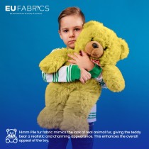 14mm Pile Fur Fabric Malt