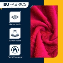 14mm Pile Fur Fabric Malt