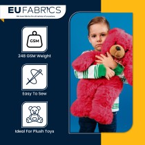 14mm Pile Fur Fabric Malt