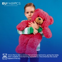 14mm Pile Fur Fabric Malt