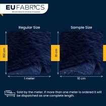 14mm Pile Fur Fabric Malt