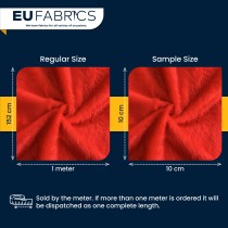 14mm Pile Fur Fabric Malt