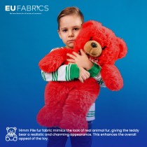 14mm Pile Fur Fabric Malt