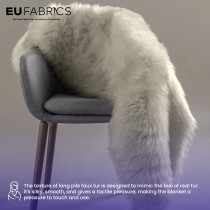 14mm Pile Fur Fabric Malt