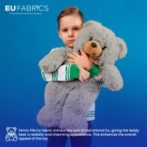 14mm Pile Fur Fabric Malt