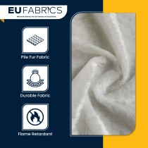 14mm Pile Fur Fabric Malt