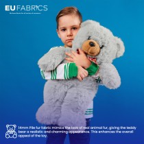 14mm Pile Fur Fabric Malt