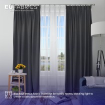 Fire Retardant Venus Blackout Wide Width Black