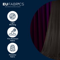 Blackout Fabric Orion Inherent Fire Retardant Apricot 1