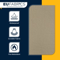 Fire Retardant Bolero Leatherette White