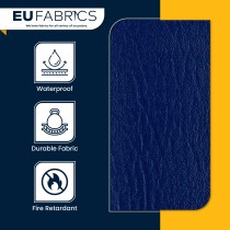 Fire Retardant Bolero Leatherette White