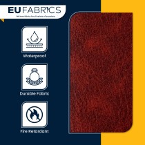 Fire Retardant Bolero Leatherette White