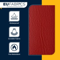 Fire Retardant Bolero Leatherette White
