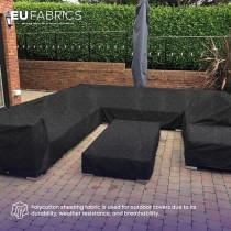 Fire Retardant Sheeting Fabric Black 1