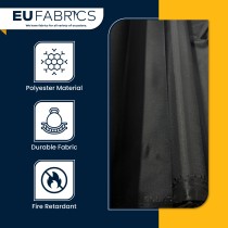 Fire Retardant Draping Fabric Black1