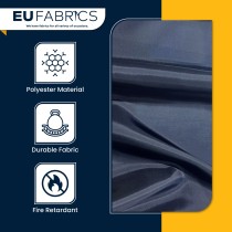 Fire Retardant Draping Fabric Black1