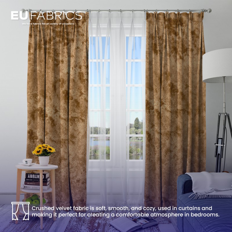 FIRE RETARDANT CRUSHED VELVET FABRIC Premium Soft Curtains Material Dress 150CM Lime