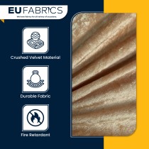 FIRE RETARDANT CRUSHED VELVET FABRIC Premium Soft Curtains Material Dress 150CM Lime