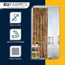 FIRE RETARDANT CRUSHED VELVET FABRIC Premium Soft Curtains Material Dress 150CM Lime