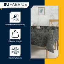 FIRE RETARDANT CRUSHED VELVET FABRIC Premium Soft Curtains Material Dress 150CM Lime