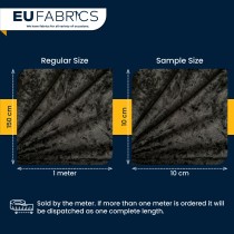 FIRE RETARDANT CRUSHED VELVET FABRIC Premium Soft Curtains Material Dress 150CM Lime