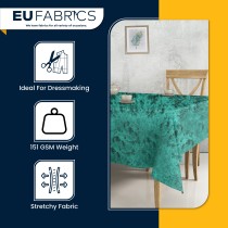 FIRE RETARDANT CRUSHED VELVET FABRIC Premium Soft Curtains Material Dress 150CM Lime