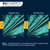 FIRE RETARDANT CRUSHED VELVET FABRIC Premium Soft Curtains Material Dress 150CM Lime