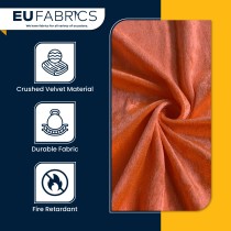 FIRE RETARDANT CRUSHED VELVET FABRIC Premium Soft Curtains Material Dress 150CM Lime