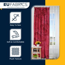 FIRE RETARDANT CRUSHED VELVET FABRIC Premium Soft Curtains Material Dress 150CM Lime