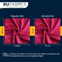 FIRE RETARDANT CRUSHED VELVET FABRIC Premium Soft Curtains Material Dress 150CM Lime