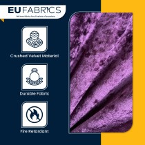 FIRE RETARDANT CRUSHED VELVET FABRIC Premium Soft Curtains Material Dress 150CM Lime