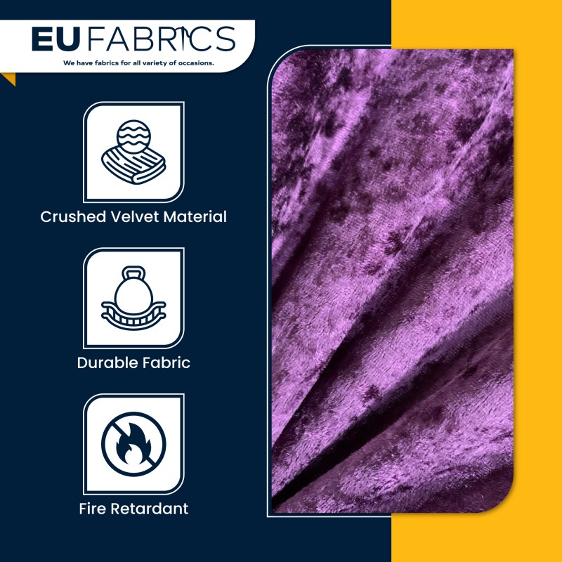 FIRE RETARDANT CRUSHED VELVET FABRIC Premium Soft Curtains Material Dress 150CM Lime
