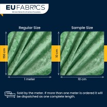 FIRE RETARDANT CRUSHED VELVET FABRIC Premium Soft Curtains Material Dress 150CM Lime