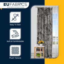 FIRE RETARDANT CRUSHED VELVET FABRIC Premium Soft Curtains Material Dress 150CM Lime