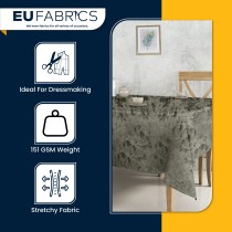 FIRE RETARDANT CRUSHED VELVET FABRIC Premium Soft Curtains Material Dress 150CM Lime