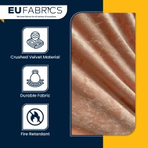 FIRE RETARDANT CRUSHED VELVET FABRIC Premium Soft Curtains Material Dress 150CM Lime