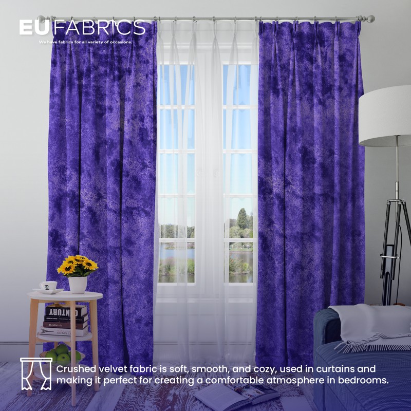 FIRE RETARDANT CRUSHED VELVET FABRIC Premium Soft Curtains Material Dress 150CM Lime