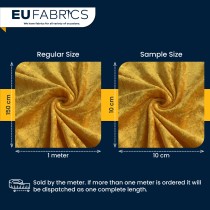 FIRE RETARDANT CRUSHED VELVET FABRIC Premium Soft Curtains Material Dress 150CM Lime