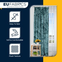 FIRE RETARDANT CRUSHED VELVET FABRIC Premium Soft Curtains Material Dress 150CM Lime