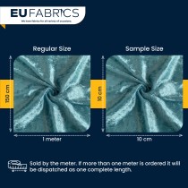 FIRE RETARDANT CRUSHED VELVET FABRIC Premium Soft Curtains Material Dress 150CM Lime