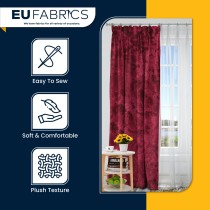 FIRE RETARDANT CRUSHED VELVET FABRIC Premium Soft Curtains Material Dress 150CM Lime