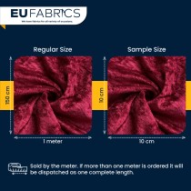 FIRE RETARDANT CRUSHED VELVET FABRIC Premium Soft Curtains Material Dress 150CM Lime